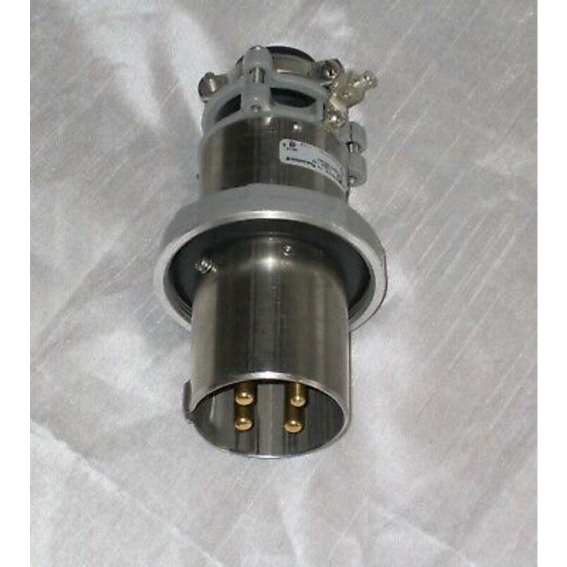 Thomas & Betts Russellstoll® 3328-78 Angle Weathertight Waterproof Male Plug, 480 VAC/250 VDC, 60 A, 3 Poles, 4 Wires